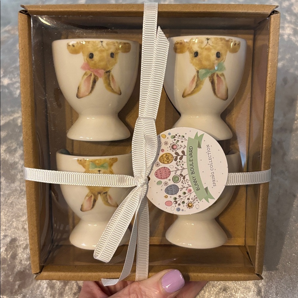 Grace Teaware Bunny Egg Cups - NIB